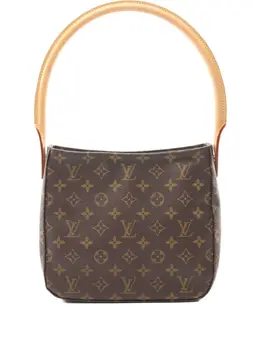 2001 LV Brown Looping MM Shoulder Bag, Excellent Condition