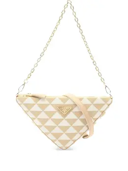 Prada 2010s triangle-pattern shoulder bag 31508113