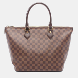 Louis Vuitton Saleya MM Brown Damier Ebene Canvas Tote Bag 1196588