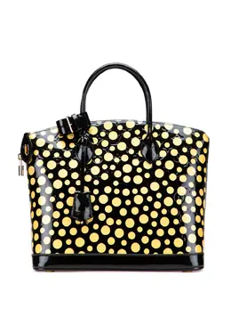 Louis Vuitton 2012 Yayoi Kusama Monogram Infinity Dots Lockit MM handbag 31685842