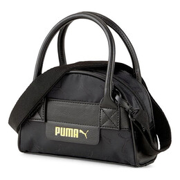 Сумка classics mini grip bag 'black' Puma, черный 077940-01 | black/gold