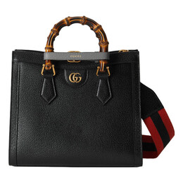 Сумка diana small tote bag 'black' Gucci, черный 702721-u3zdt-1260 | black