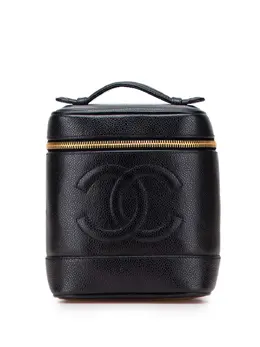 Chanel 1994-1996 CC Caviar Case vanity bag 31676286