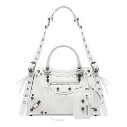 Сумка neo cagole city small handbag 'optic white' Balenciaga, белый 736046210b09104 | optic white