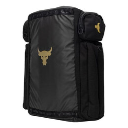 Сумка project rock duffle backpack 'black gold' Under Armour, черный 1376459-002 | black/metallic gold