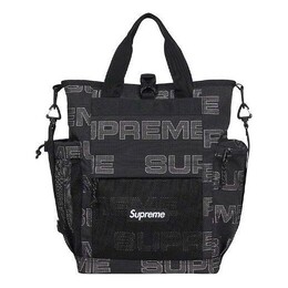 Сумка utility tote 'black grey' Supreme, черный sup-fw21-014 | black/grey