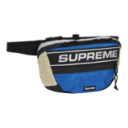 Сумка waist bag 'blue black white' Supreme, синий sup-fw23-0816 | blue/black/white