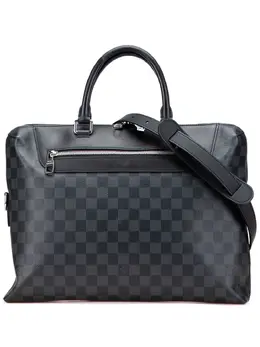 Louis Vuitton 2019 Damier Graphite Porte Documents Jour business bag 31685918