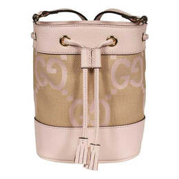 Сумка ophidia jumbo gg mini bucket bag 'camel light pink' Gucci, мультиколор 550620-ukmbg-9550 | camel/pink