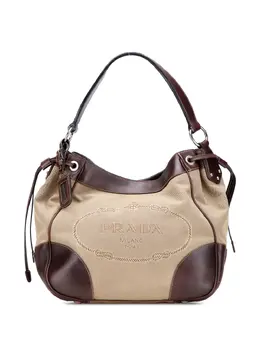 Prada 2013-2025 Canvas Canapa Logo shoulder bag 31683437