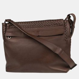 Bottega Veneta Brown Intrecciato Crossbody Shoulder Bag 1195777