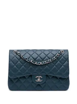 Chanel 2014-2015 Jumbo Classic Iridescent Caviar Double Flap shoulder bag 31676734