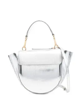 Wandler Hortensia grid-pattern flap tote bag 31361160