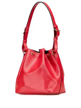 Louis Vuitton Bucket Bag '1994 Epi Petit Noe' Serial Number: AR0924 - Red