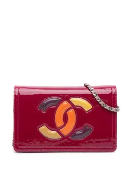 Chanel 2012 Patent CC Lipstick Wallet On Chain crossbody bag 31673893