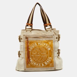 Louis Vuitton Yellow Toile Globe Cabas PM Limited Edition Shopper Bag 1194737