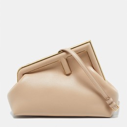 Fendi Beige Leather Small First Shoulder Bag 1194211