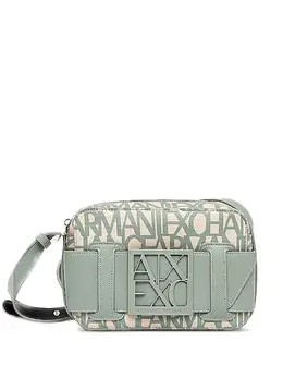 Armani Exchange logo-plaque buckle satchel 31142504