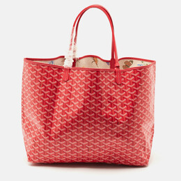 Goyard Fuchsia Goyardine Coated Canvas and Leather Saint Louis GM Tote 1189856