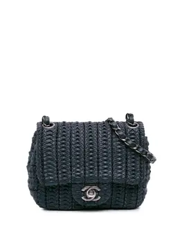 Chanel 2015-2016 Paris Seoul Mini Crochet Lambskin Single Flap crossbody bag 31674520