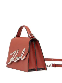 Karl Lagerfeld logo-plaque satchel bag 31142136