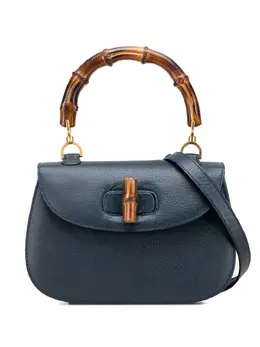 Gucci 20th Century Calfskin Bamboo Night satchel 31682933