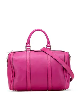 Gucci 2000-2015 Calfskin Pink Serial Number 247205 - Joy Boston Bag Satchel, Rolled Leather Handles, Detachable Flat Strap
