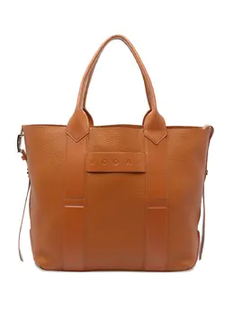 Hogan medium script-detail leather tote bag 31667611