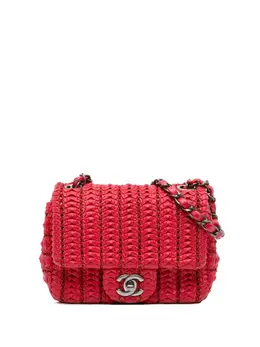 Chanel 2015-2016 Paris Seoul Mini Crochet Lambskin Flap crossbody bag 31674604