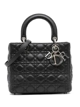 Christian Dior 2011 Medium Lambskin Cannage Lady Dior satchel 31675855