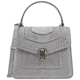 Bvlgari Serpenti Forever Crossbody Bag- Grey 287942