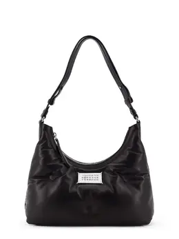 Maison Margiela-Glam Slam Hobo Small Leather Shoulder Bag-Donna 52364724142420