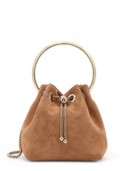 Jimmy Choo-Bon Bon Suede Bag-Donna 52365581582676