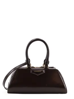 Givenchy-Antigona East West Mini Leather Shoulder Bag-Donna 52365748306260
