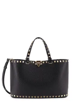 Valentino Garavani-Rockstud Small Tote Valentino Garavani Leather Bag-Donna 52365829112148