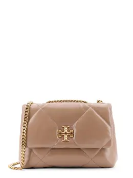 Tory Burch-Kira Matelassé Leather Shoulder Bag With Metal Logo-Donna 52365855654228