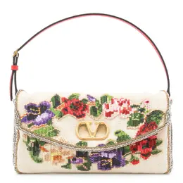 Valentino Garavani-Bags Multicolor-Naturale/Rouge-Donna 52365994557780