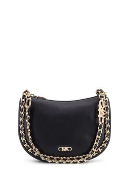 Michael Kors-Kendall Leather Shoulder Bag With Frontal Monogram-Donna 52366748942676