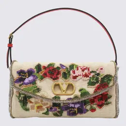 Valentino Garavani Rouge Donna Bags, Multicolor Naturale/Rouge - Codice Articolo: 7W2B0S14YTJZ26