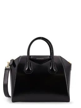 Givenchy Antigona Small Shoulder Bag Donna 52367502377300 With Zip Closure, Two Handles, Adjustable Strap, One Flat Pocket And Internal Zip Pocket. Made In Italy.