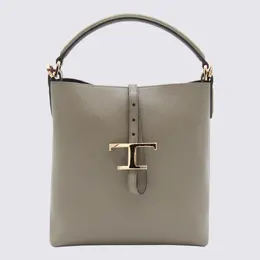 Tod's-Bags Tortora Scuro-Donna | Tote Bag XBWTSEK0100XSOC404 - 100% Polyester