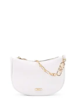 Michael Kors Kendall Leather Shoulder Bag With Frontal Monogram - Donna 52367580561748
