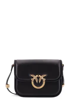 Pinko-Love Box Leather Crossbody Bag Donna SKU:104297A26LZ99Q