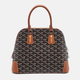 Goyard Brown Goyardine Coated Canvas and Leather Vendome PM Satchel 1197394