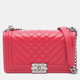 Chanel Boy Lambskin Leather Shoulder Bag 1196166