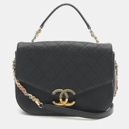 Chanel Coco Cuba Black Calfskin Crossbody Bag 1196149