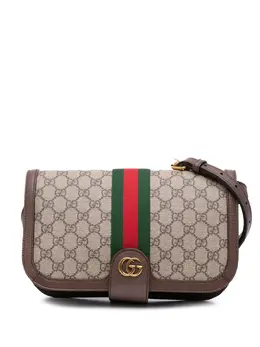 Gucci 2016-2025 GG Supreme Web Ophidia Flap crossbody bag 31703382