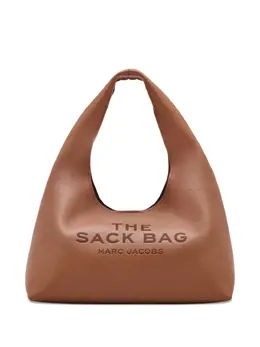 Marc Jacobs The Sack embossed-logo leather shoulder bag 31470515