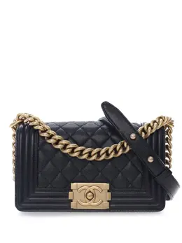 Chanel 2018-2019 Small Caviar Boy Flap crossbody bag 31703245