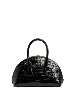 Patou Le Patou Bowling crocodile-embossed half-moon bag 30301040